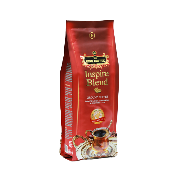 Cà Phê Rang Xay Inspire Blend KING COFFEE - Túi 500gr