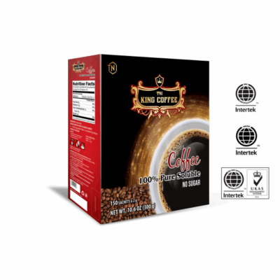 King coffee Pure black instant - Bag 100 sachets x 2gr (E/V)